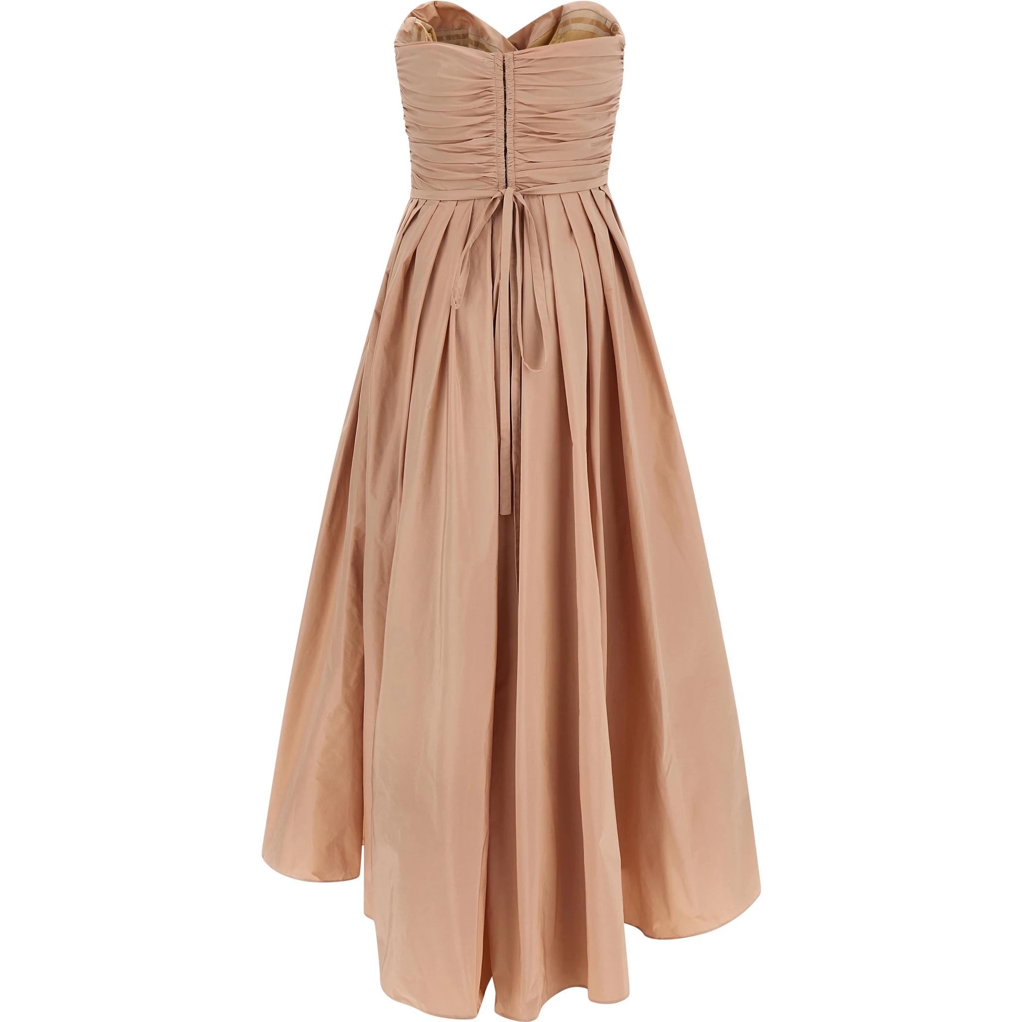 Multicolor Polyester Long Dress