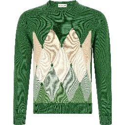 Bicolor Cotton Cardigan