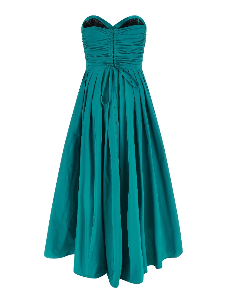 Bicolor Polyester Long Dress alternative