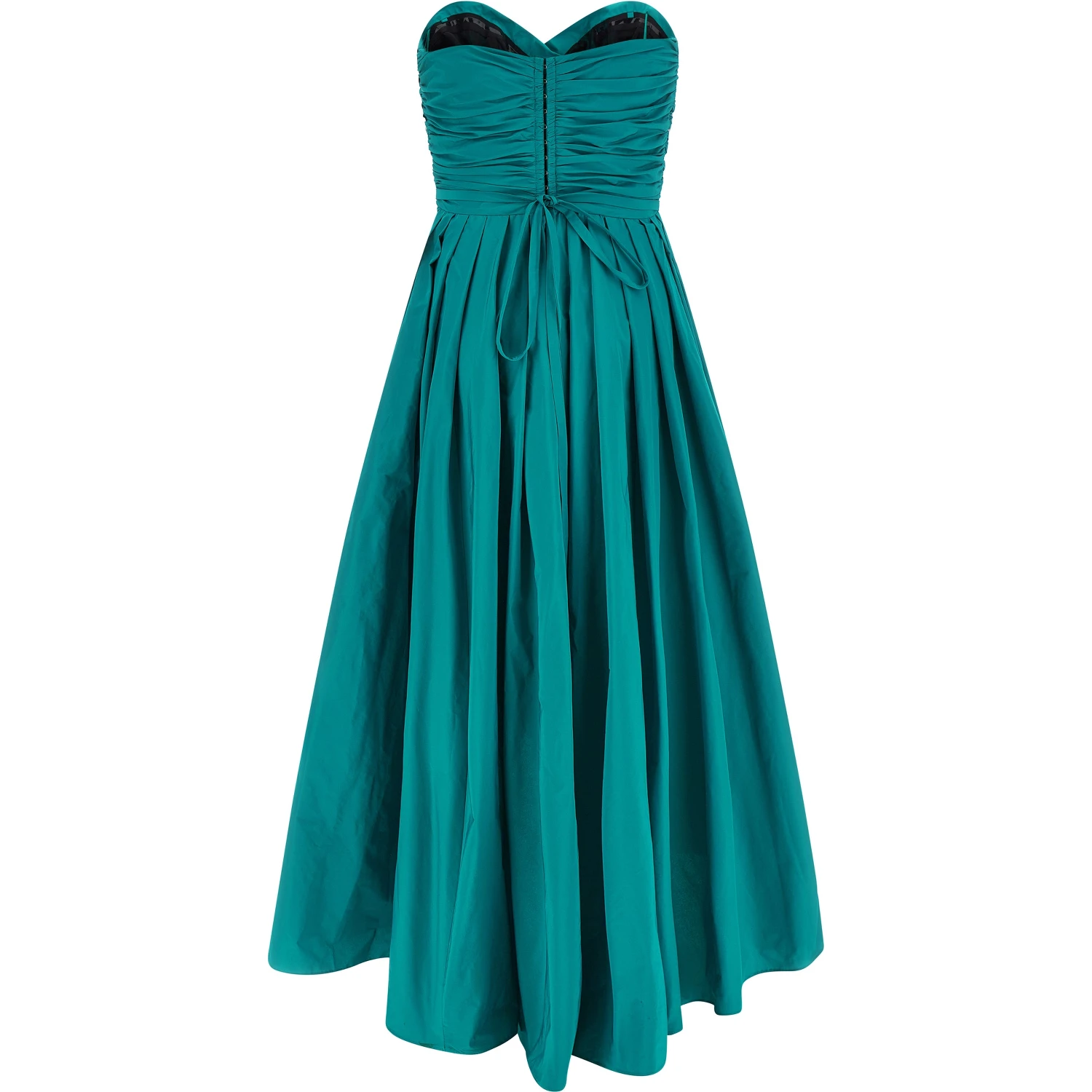 Bicolor Polyester Long Dress