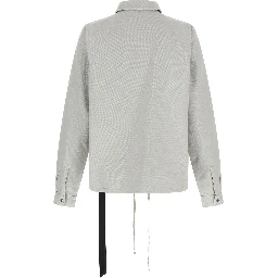 Beige Cotton Shell Jacket
