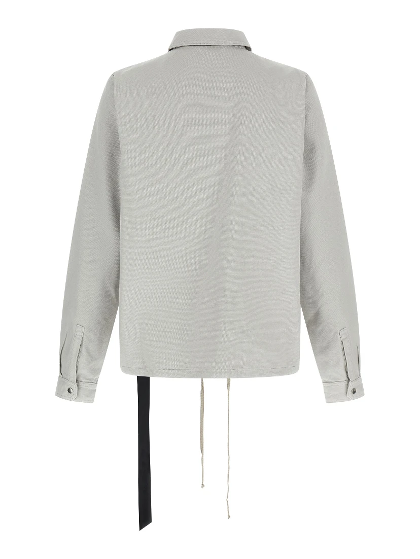 Beige Cotton Shell Jacket