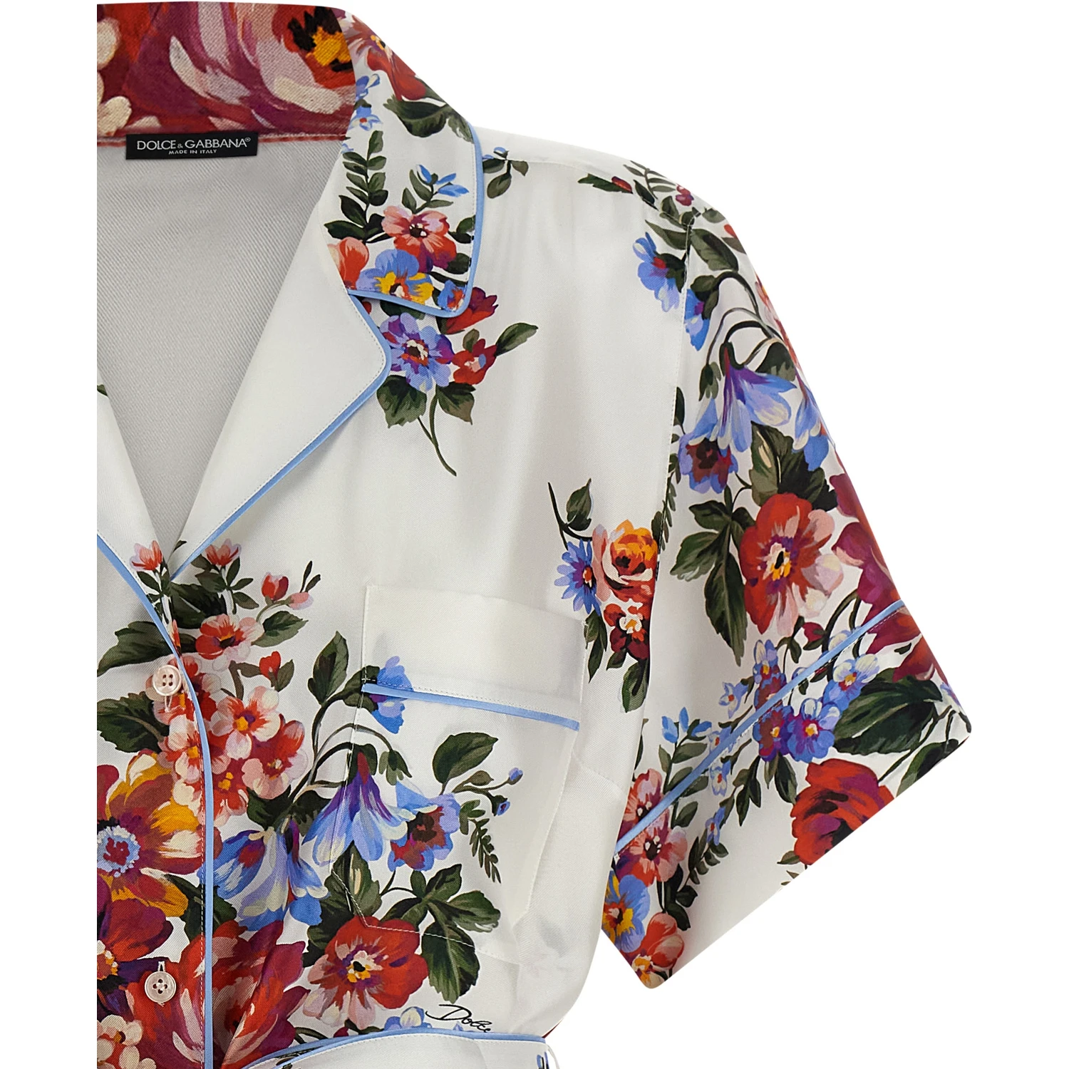 White Silk Blouse