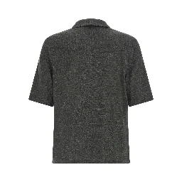 Gray Linen Blouse