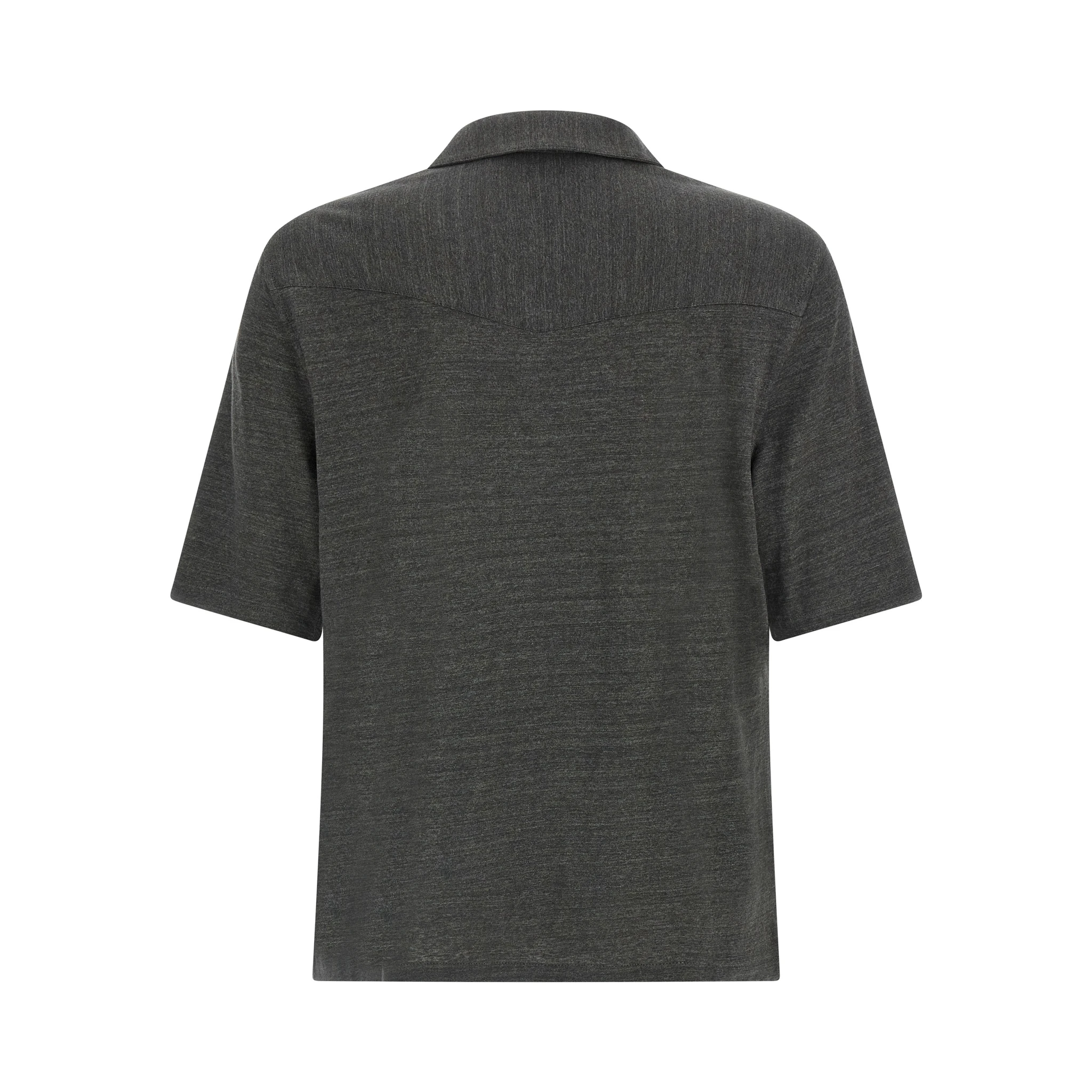Gray Linen Blouse