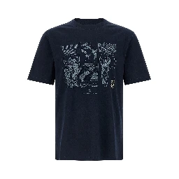 Blue Cotton T-Shirt