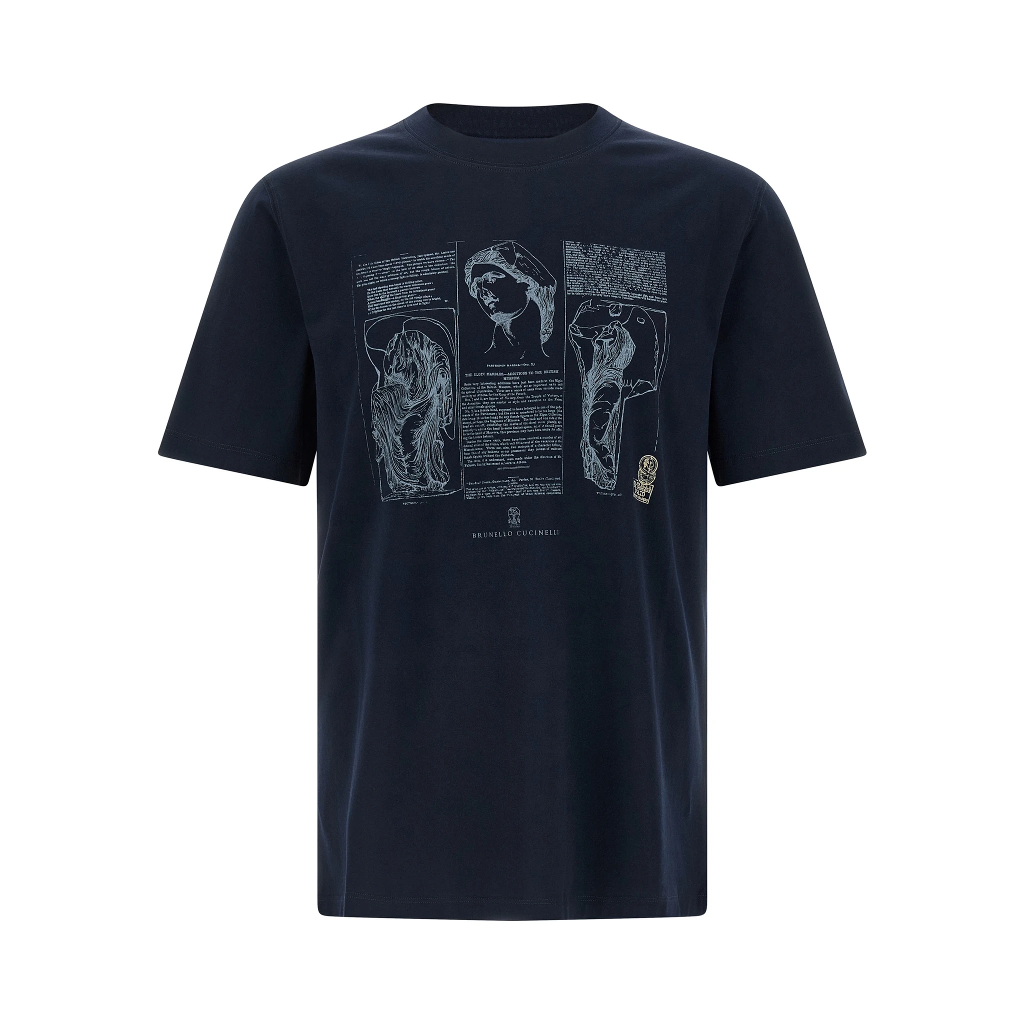 Blue Cotton T-Shirt