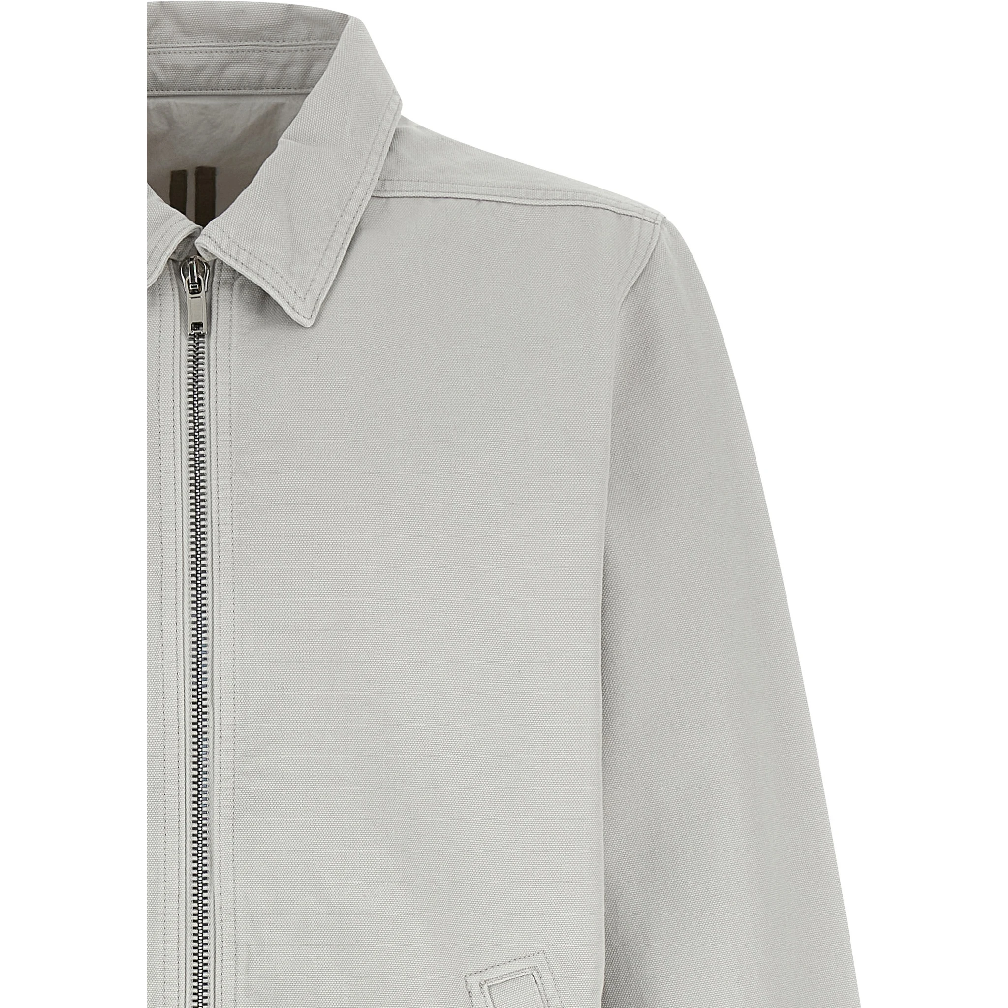 Beige Cotton Shell Jacket