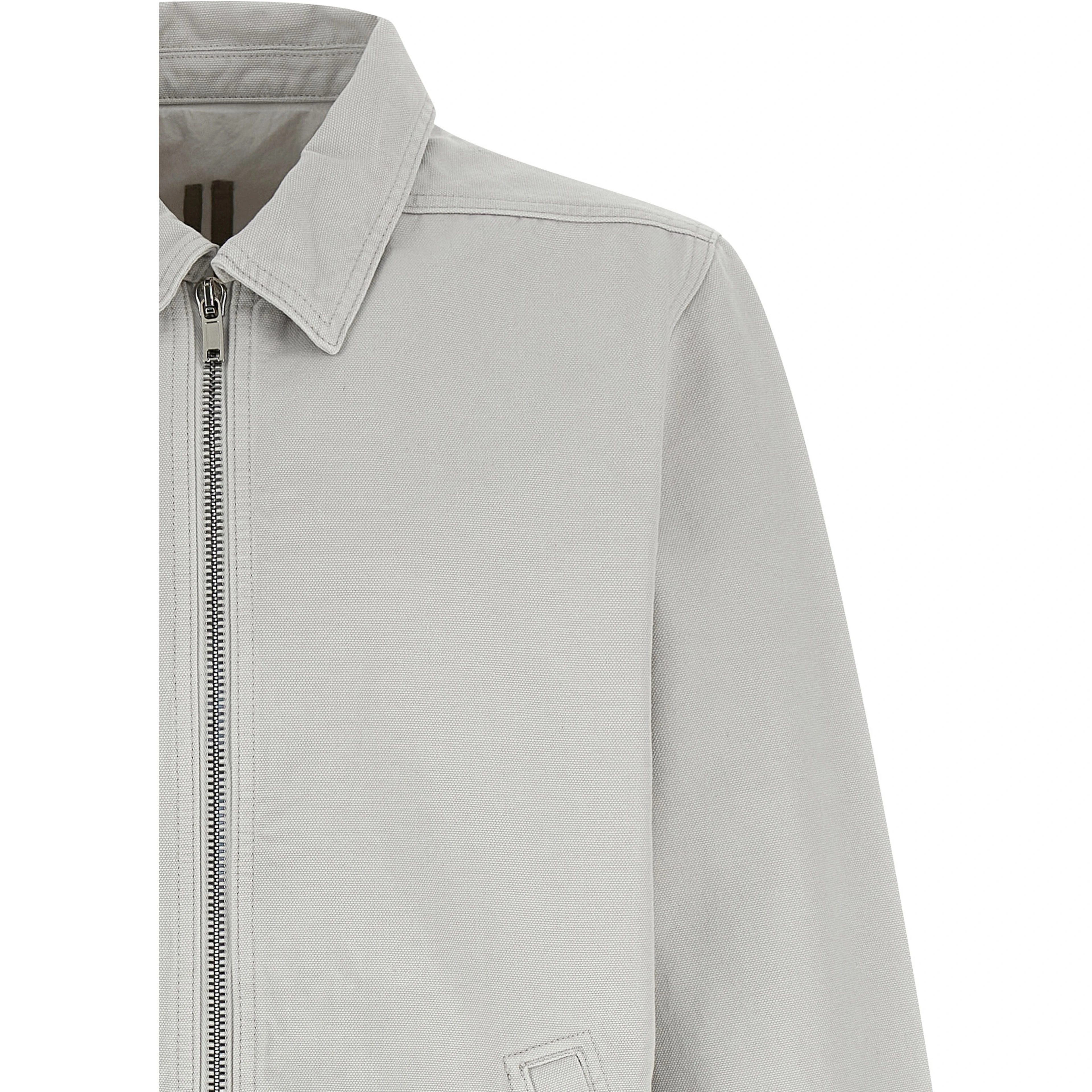 Beige Cotton Shell Jacket