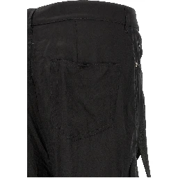 Black Copper Flared Pants