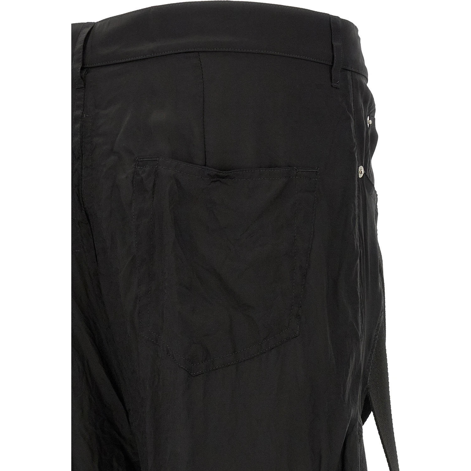Black Copper Flared Pants