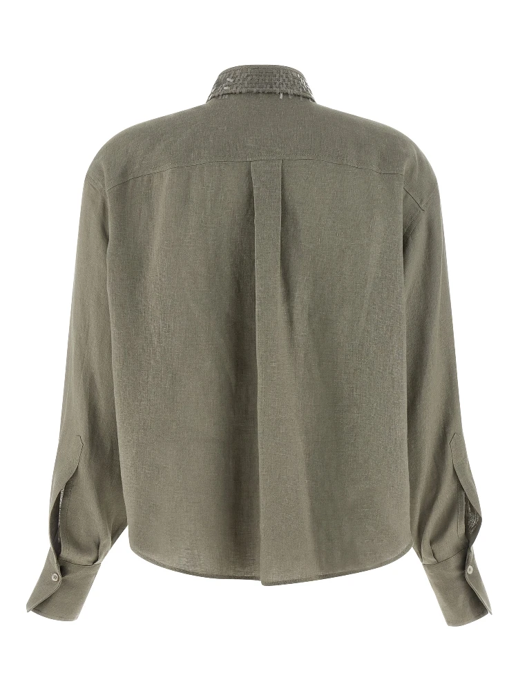 Bicolor Linen Blouse alternative