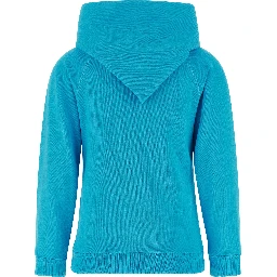 Blue Cotton Hoodie