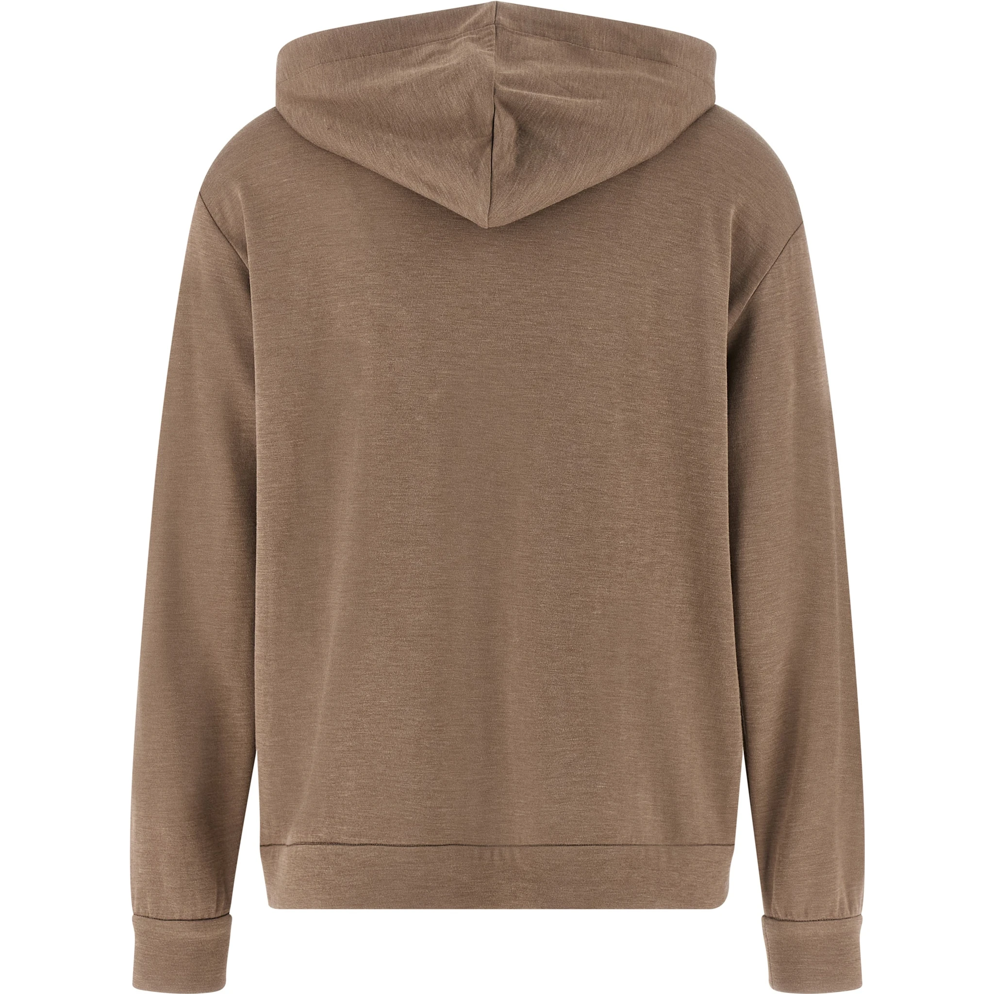 Brown Cotton Hoodie