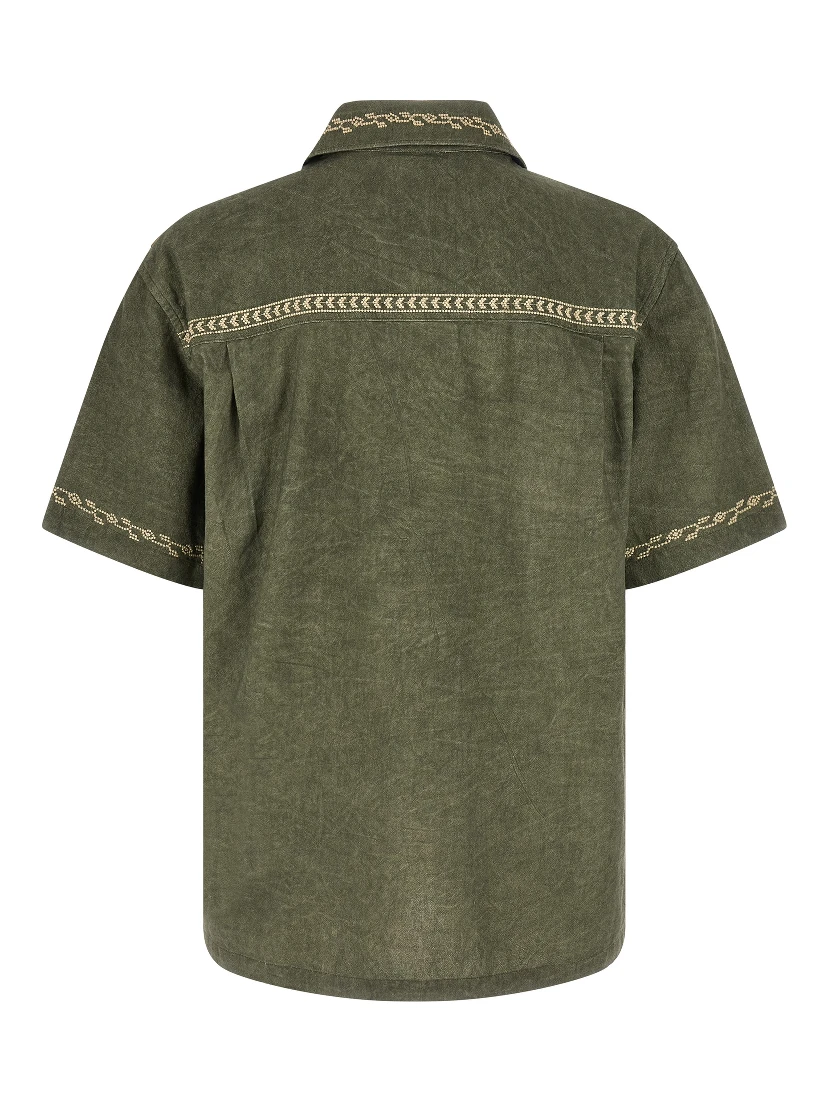 Bicolor Cotton Blouse