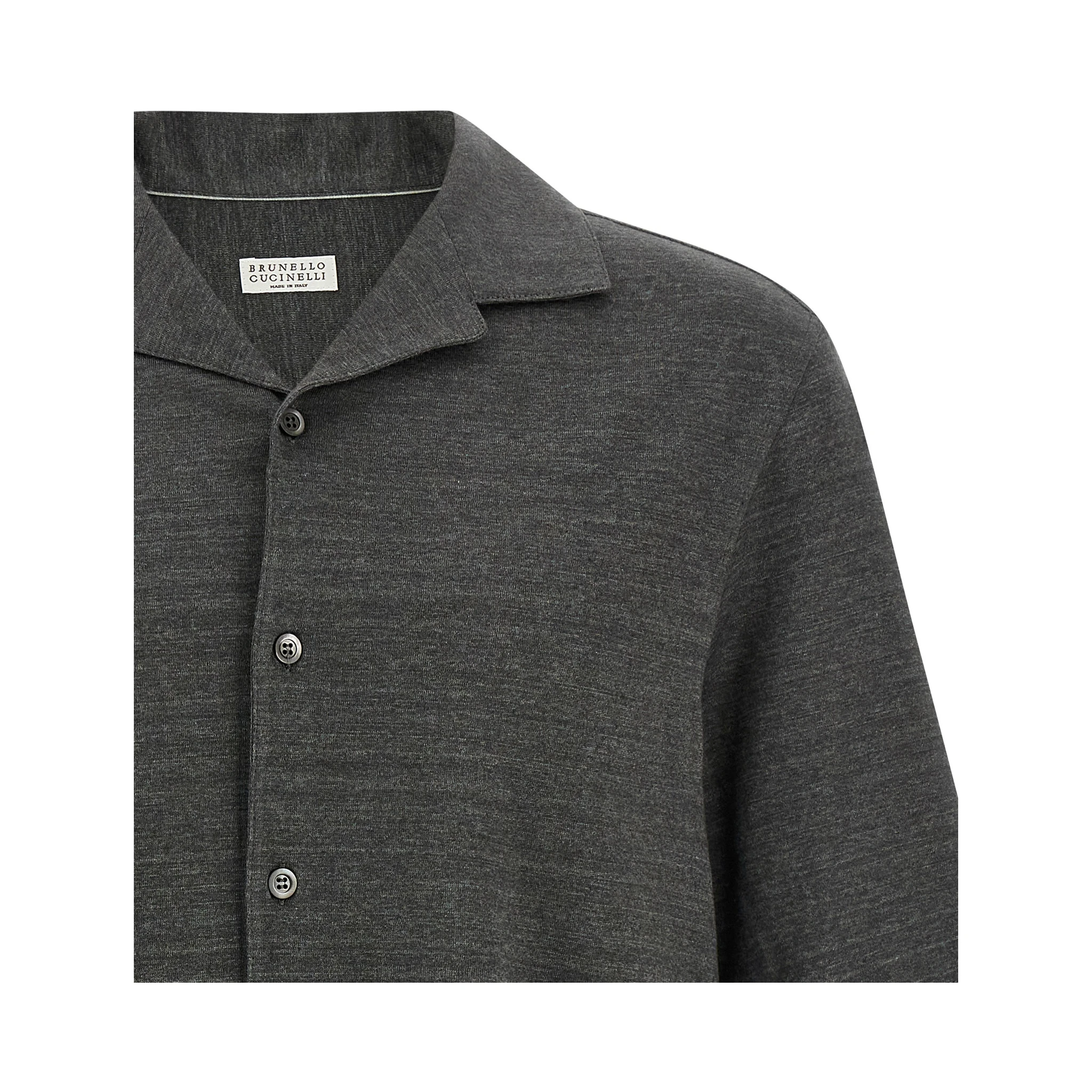 Gray Linen Blouse