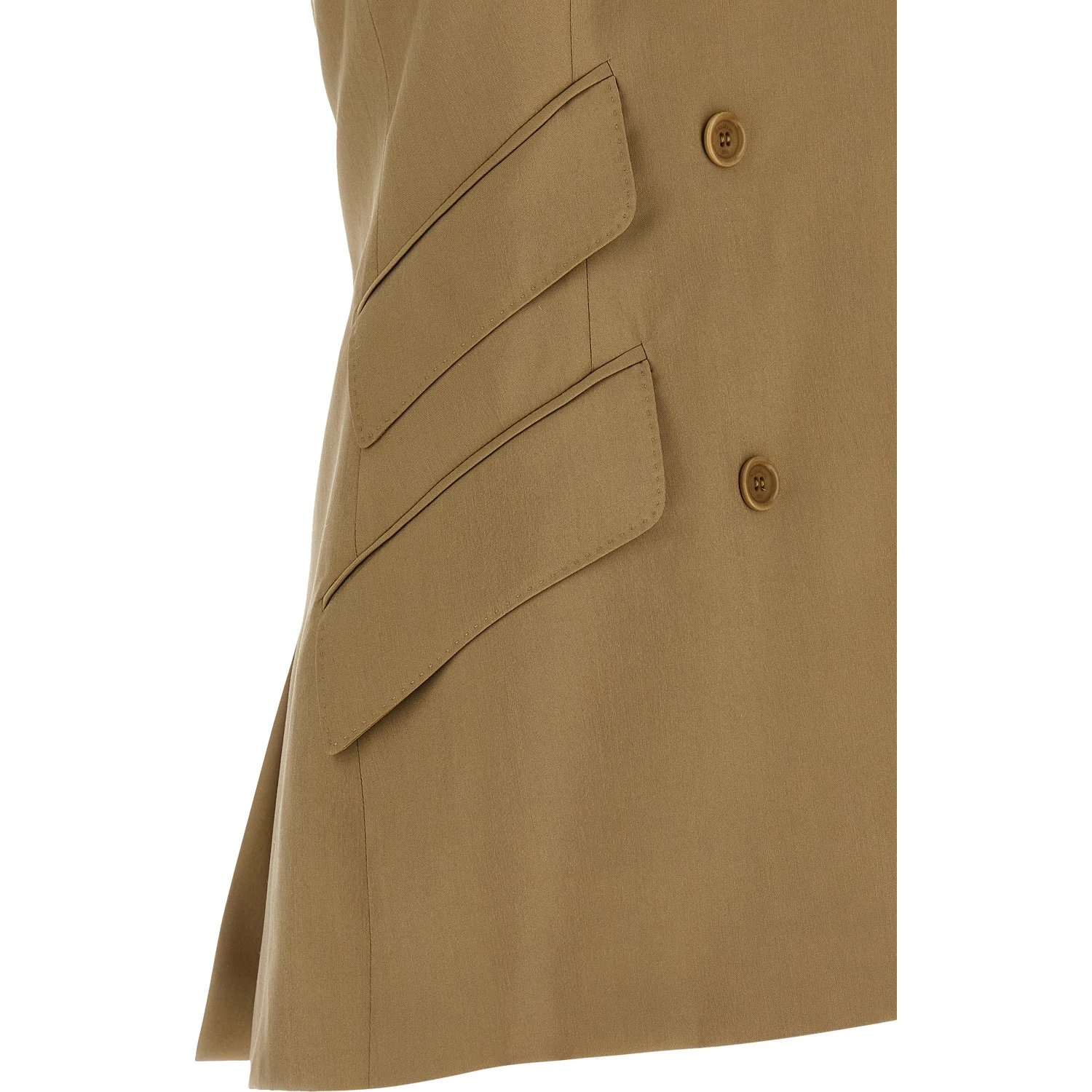 Beige Virgin Wool Blazer