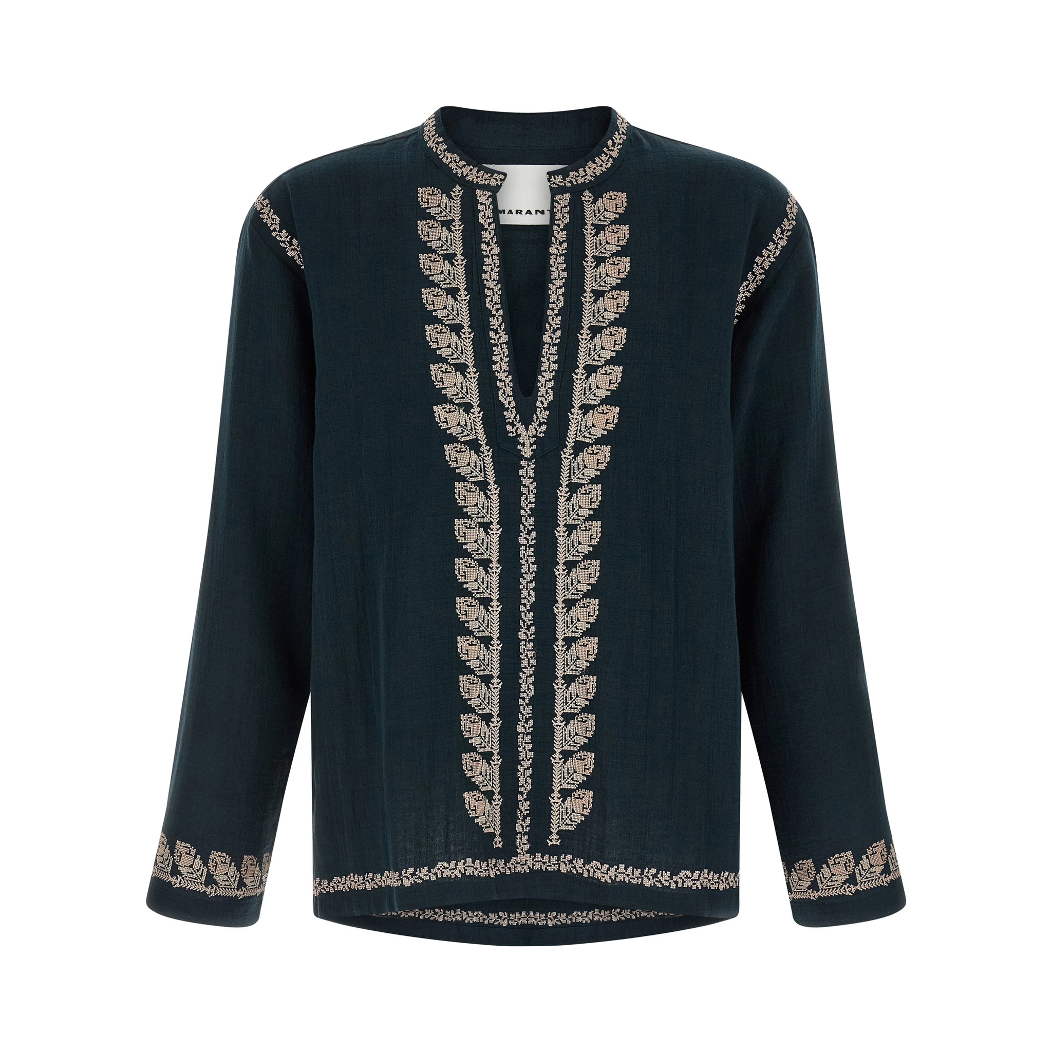 Blue Cotton Blouse