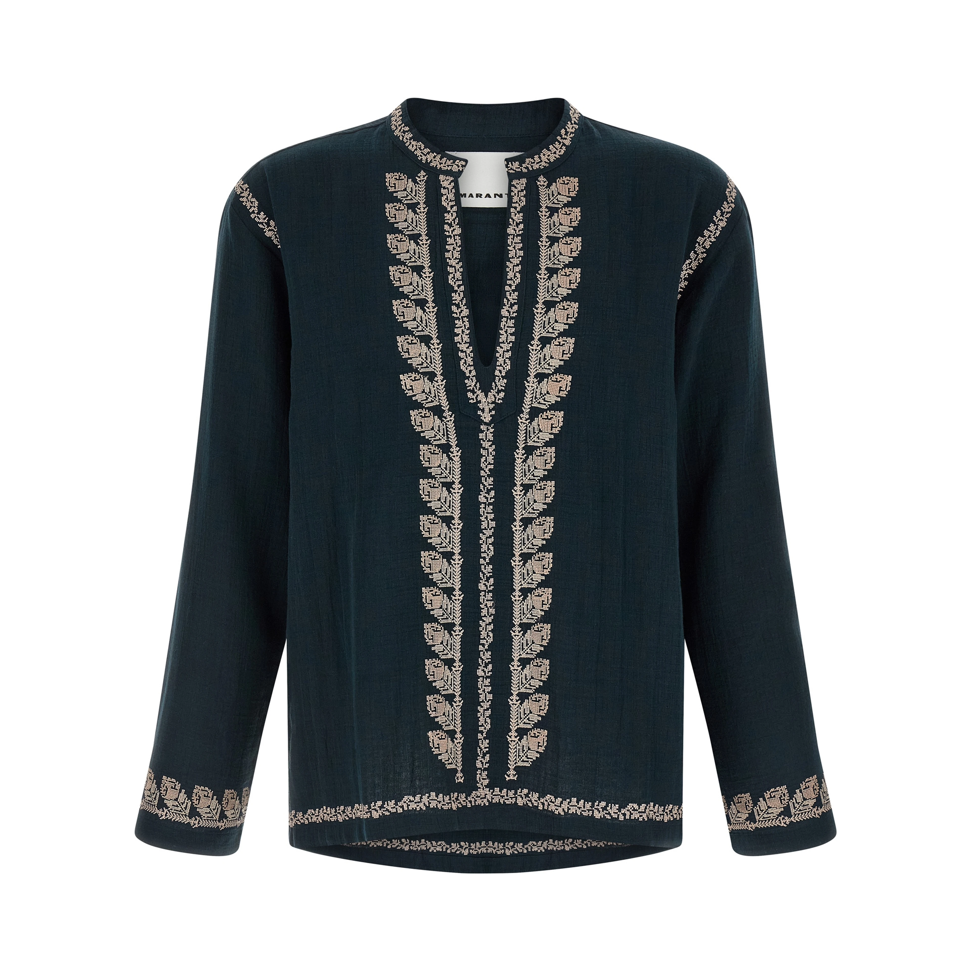 Blue Cotton Blouse