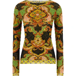 Multicolor Polyamide Cardigan