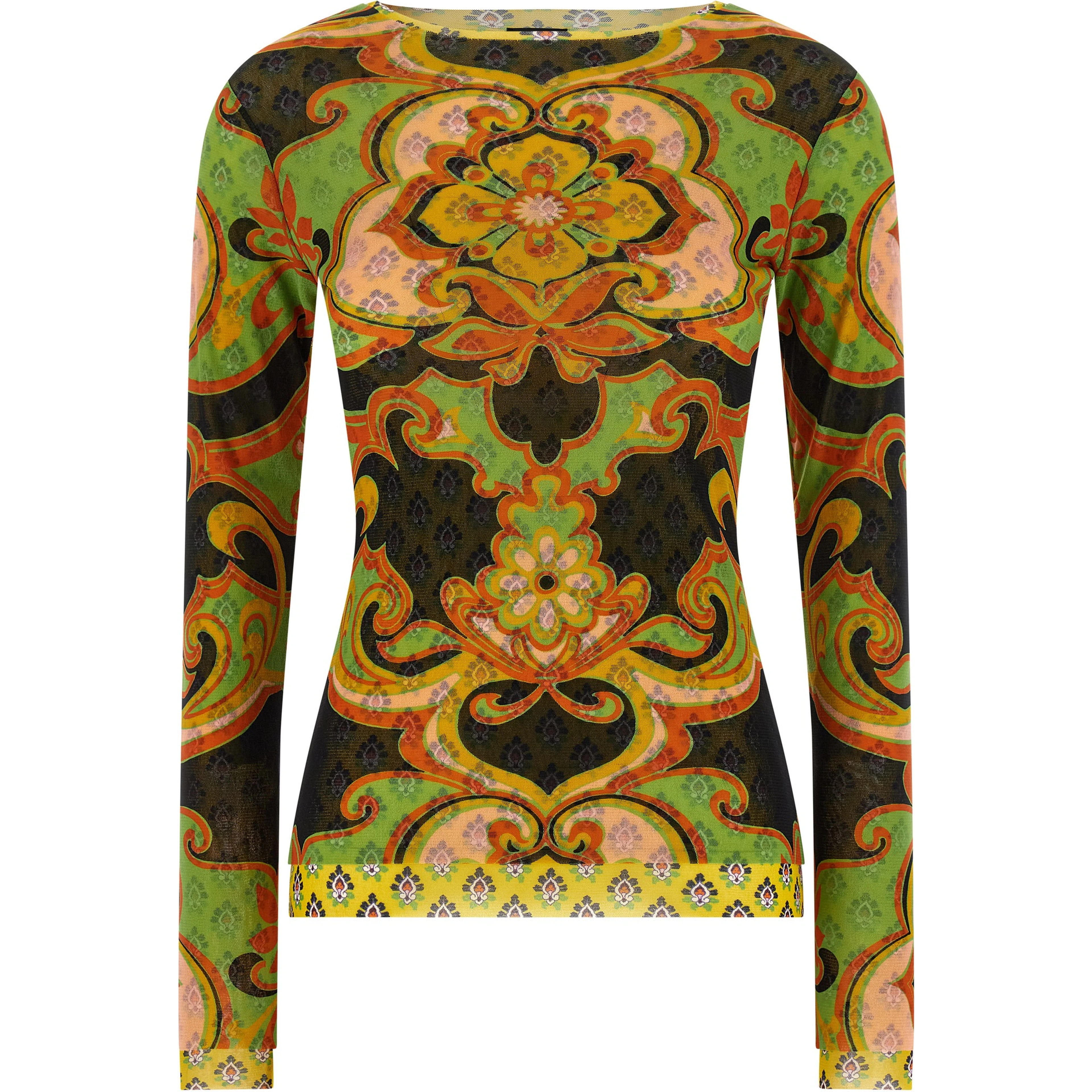 Multicolor Polyamide Cardigan