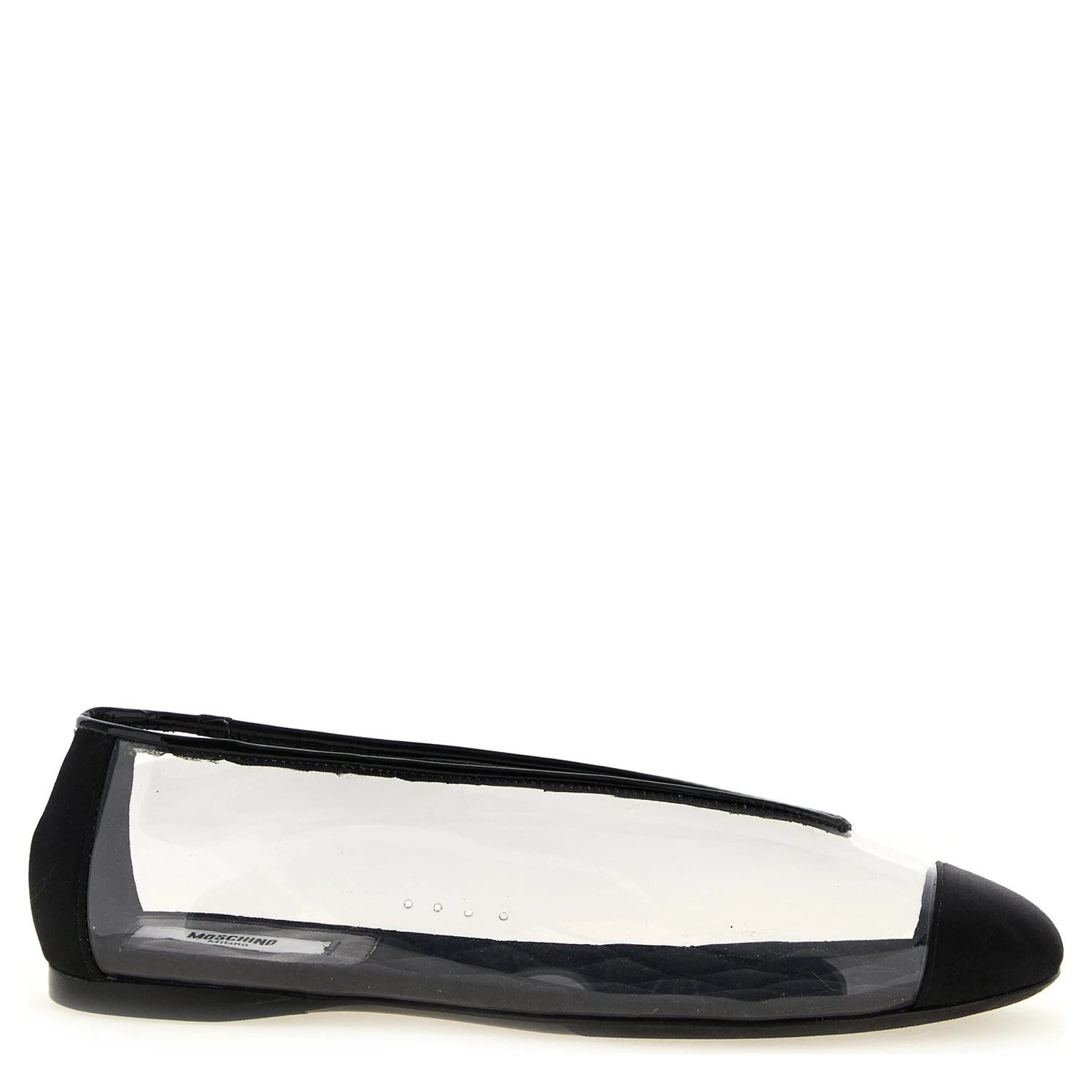 Black Pvc Ballet Flats