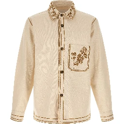 Beige Denim Shirt