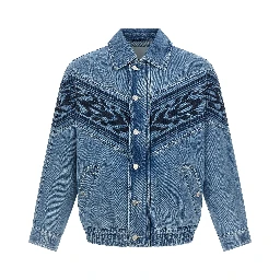 Blue Cotton Denim Jacket
