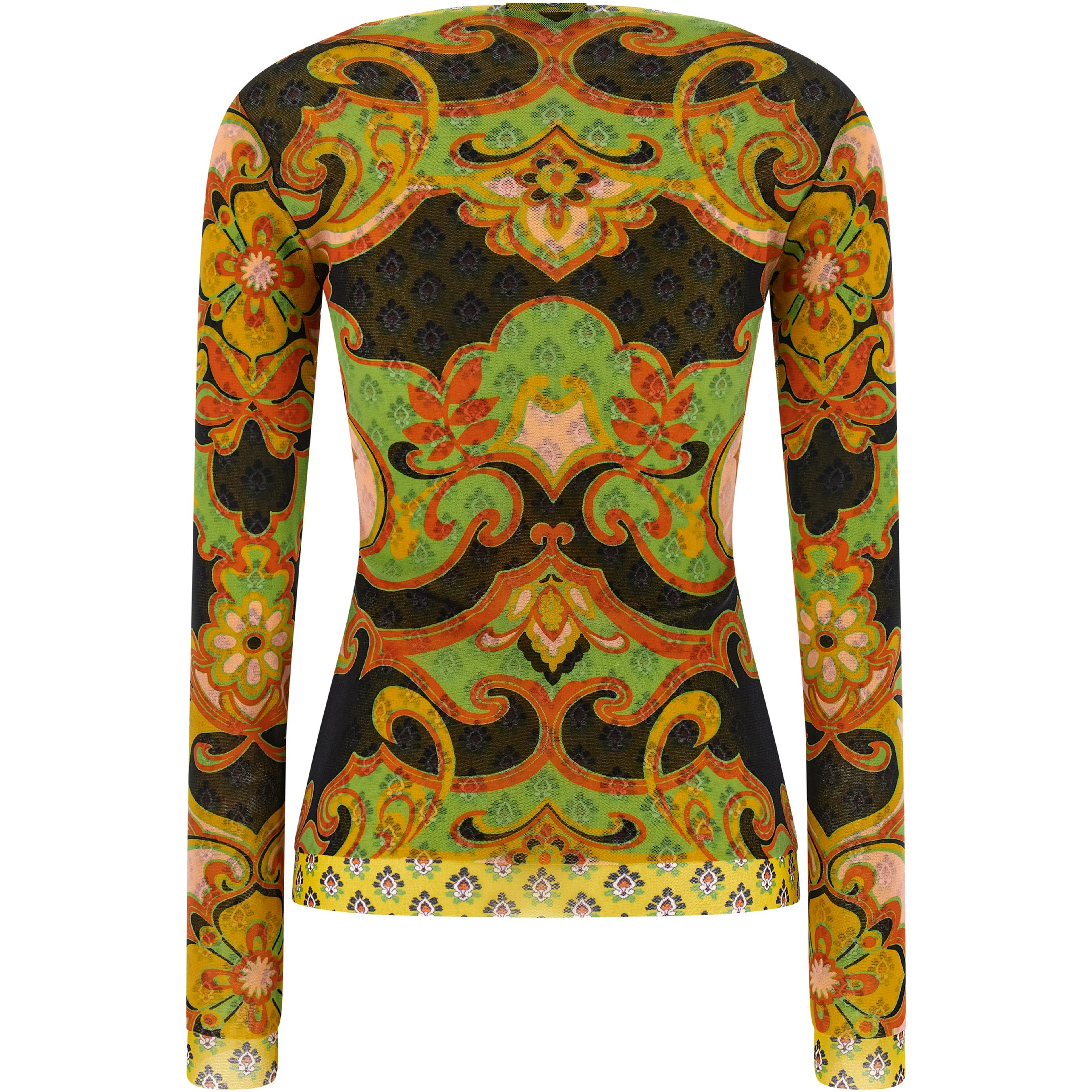 Multicolor Polyamide Cardigan