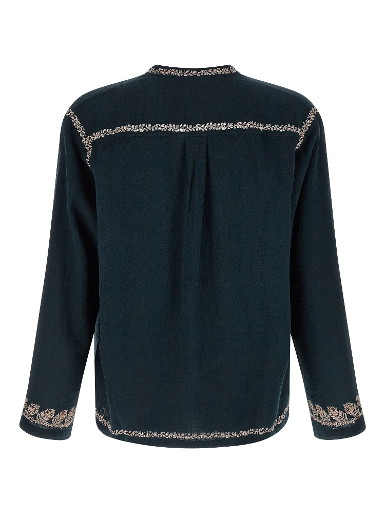 Blue Cotton Blouse alternative