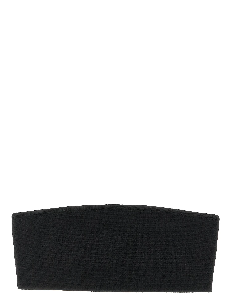 Black Viscose Bra