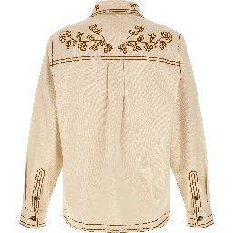 Beige Denim Shirt