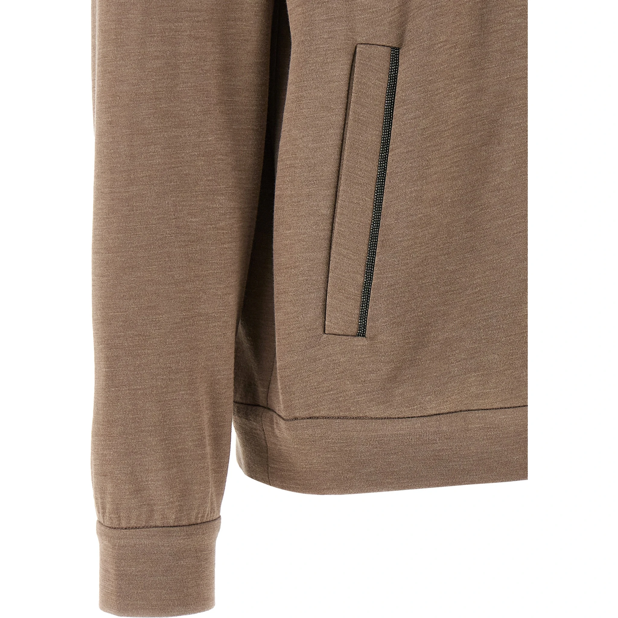 Brown Cotton Hoodie