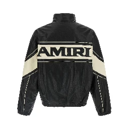 Bicolor Lamb Leather Leather Jacket