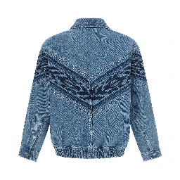 Blue Cotton Denim Jacket