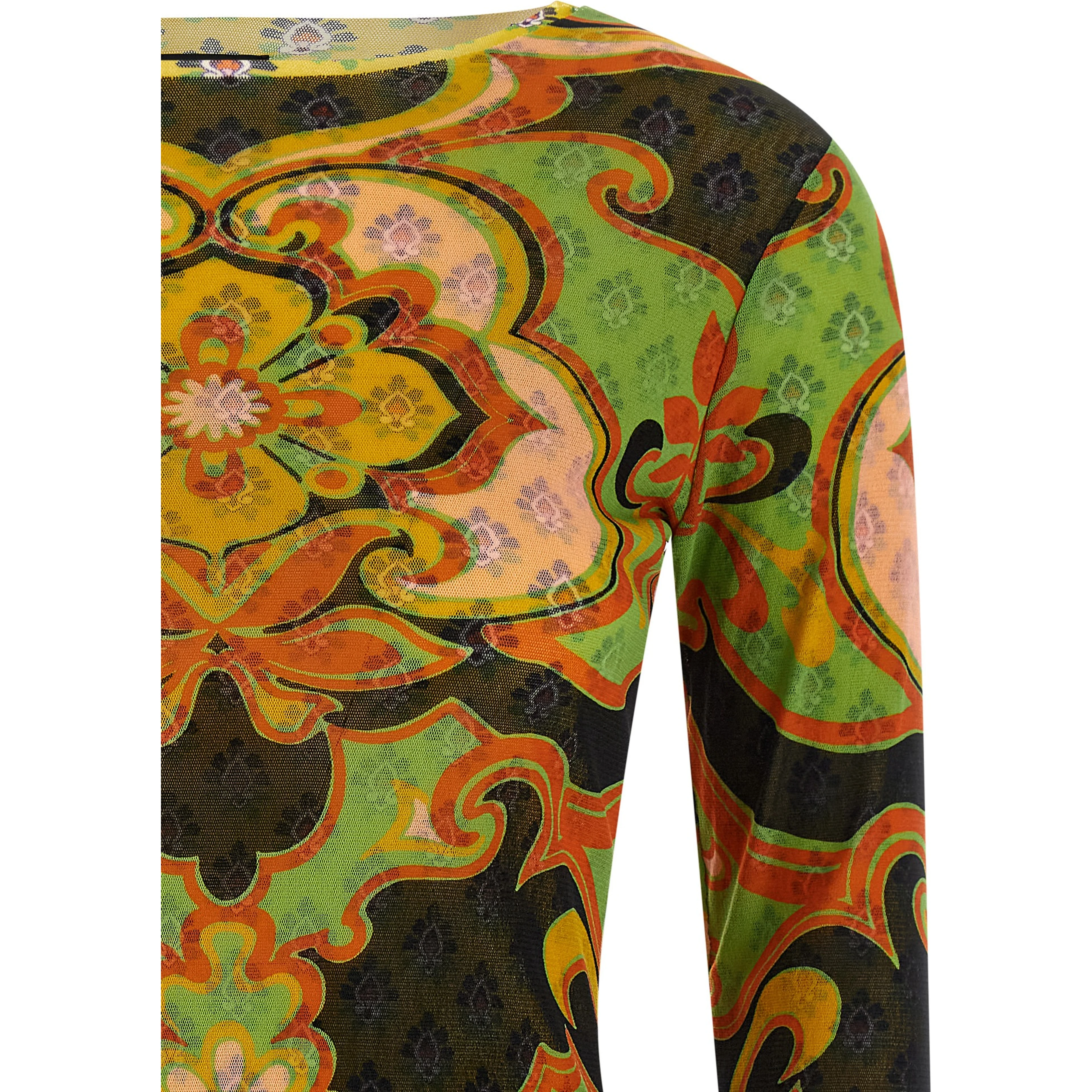 Multicolor Polyamide Cardigan