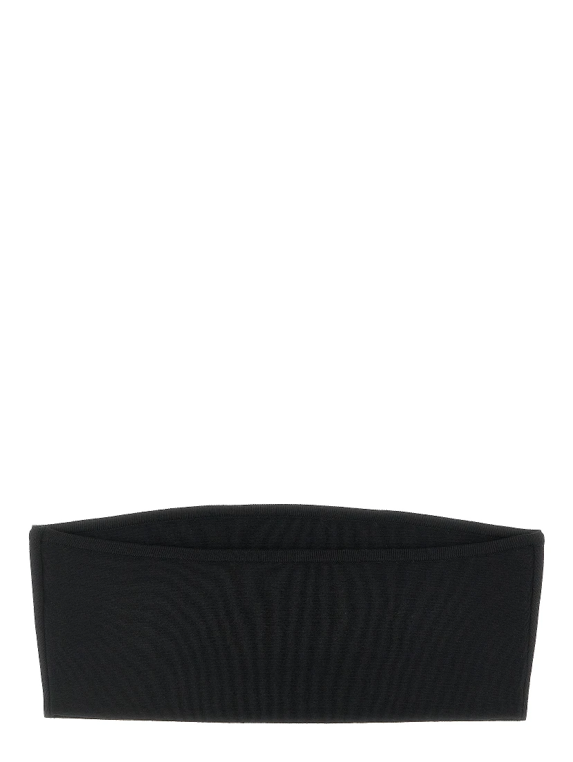 Black Viscose Bra