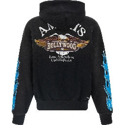 Black Cotton Sweatshirt