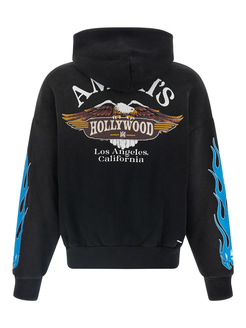 Black Cotton Sweatshirt