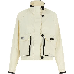 White Linen Full-Length Jacket