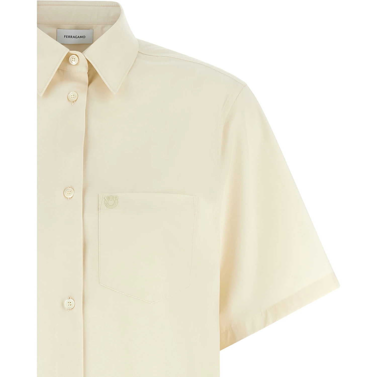 Beige Cotton Blouse
