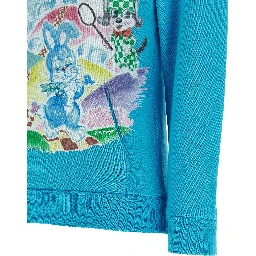 Blue Cotton Hoodie