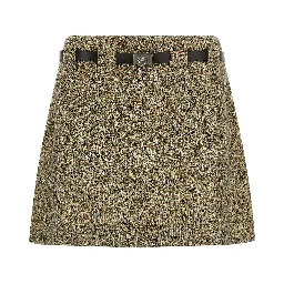 Multicolor Linen Long Skirt