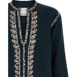 Blue Cotton Blouse