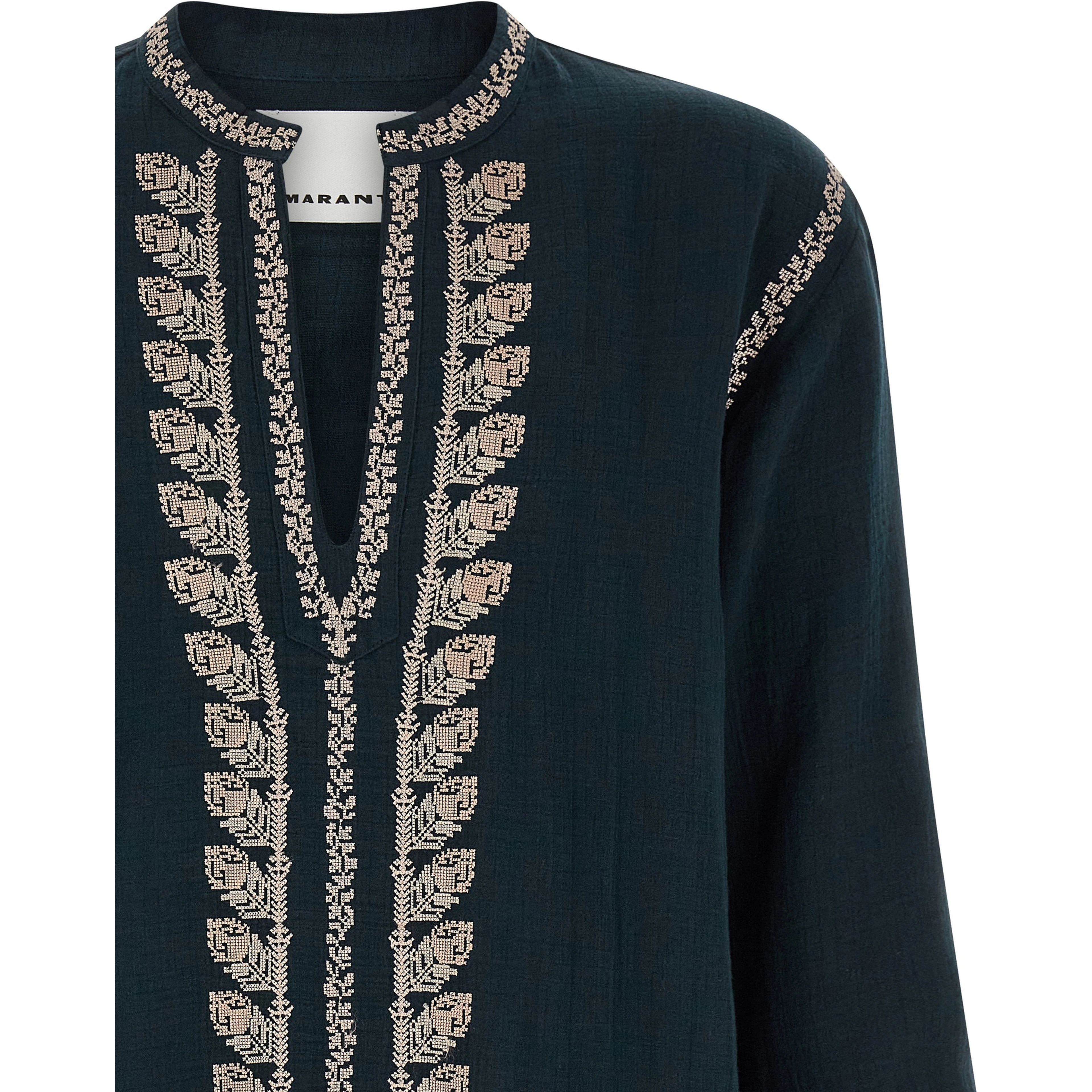 Blue Cotton Blouse