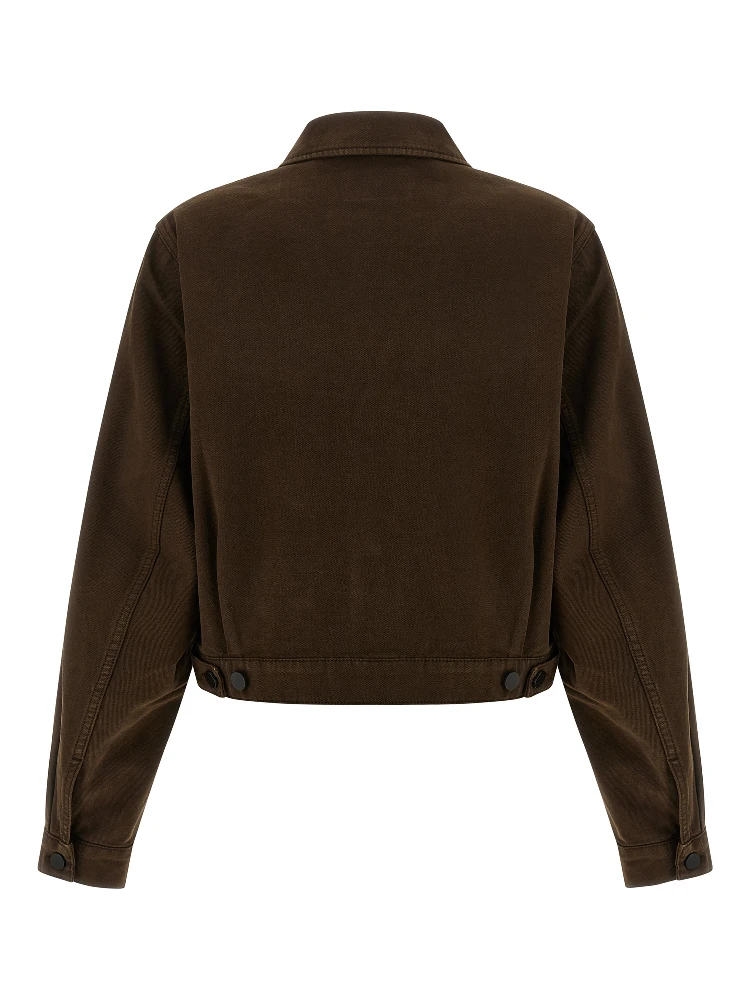 Brown Cotton Denim Jacket alternative