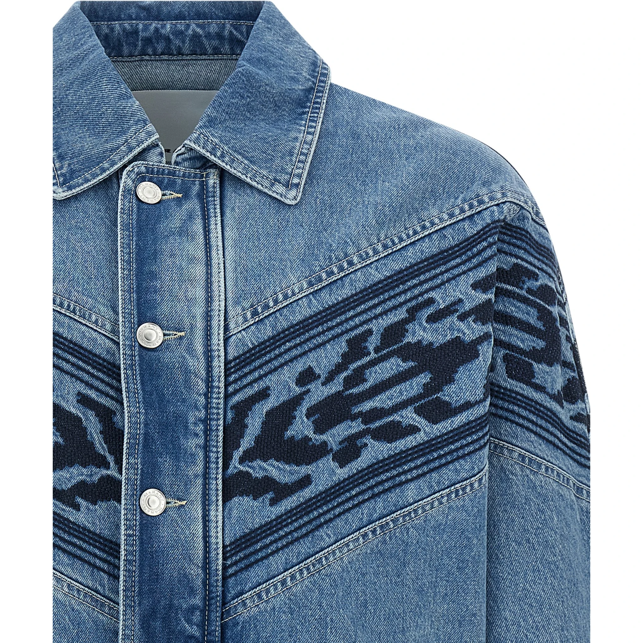 Blue Cotton Denim Jacket