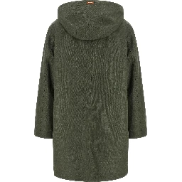 Bicolor Linen Coat