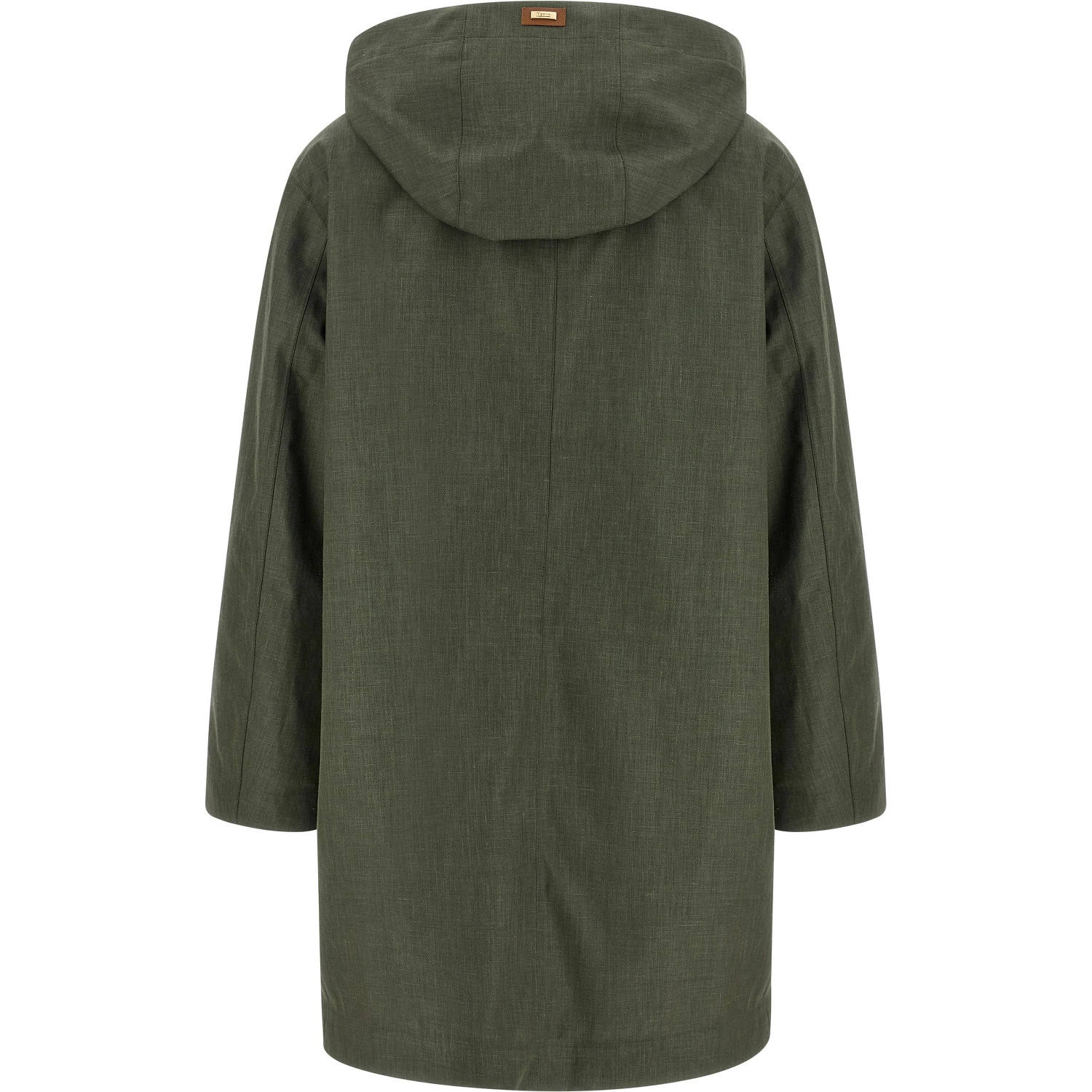 Bicolor Linen Coat