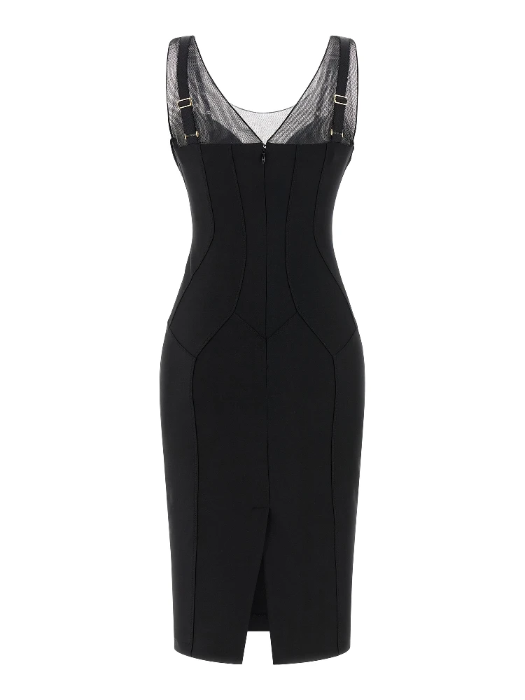 Black Polyamide Midi Dress alternative